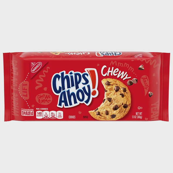 NABISCO CHIPS AHOY! CHEWY COOKIES 13oz 368g