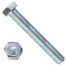 BOLT & NUT 3/8" X 8" HEX HEAD FULL THREAD