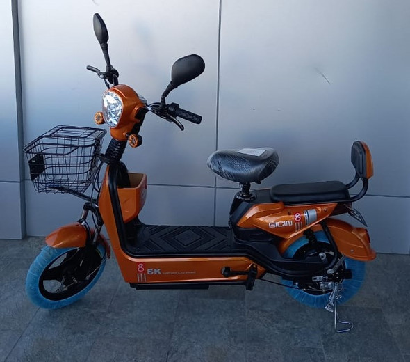 ELECTRIC BIKE SK 8 GICIRU 3-SPEED WITH MIRRORS, TURN SIGNALS, ALARM AND CHARGER EBIKE