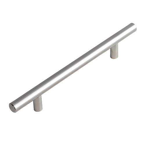 HANDLE T BAR PULL 8" SILVER LIGHT DOR739344 (128MM 5.04")