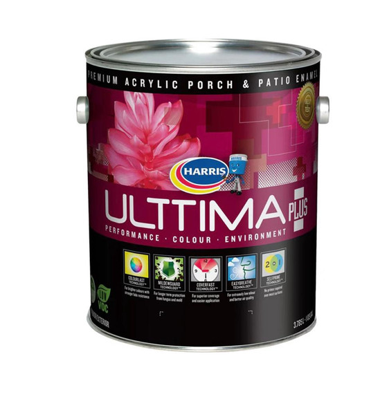 PAINT HARRIS PORCH & PATIO WHITE 1 GAL