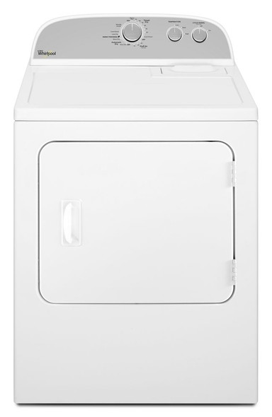 DRYER WHIRLPOOL WGD4815EW 7.0CU.FT GAS ENGLISH PANEL 1Y