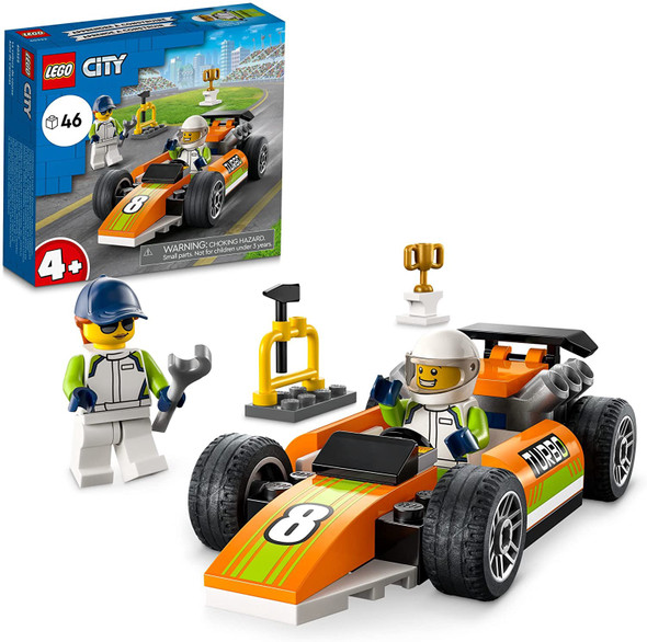 Toy LEGO City Race Car Building Kit 60322 46pcs