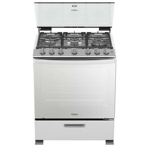 STOVE 6 BURNER WHIRLPOOL LWFR7100S 30" 1Y
