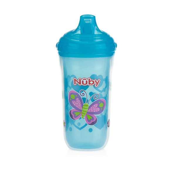 Baby Nuby Cup Insulated No Spill 3pc with Vari-Flo Valve Hard Spout