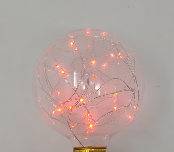 BULB LED LG COLOURED W/STRING INSIDE ROUND