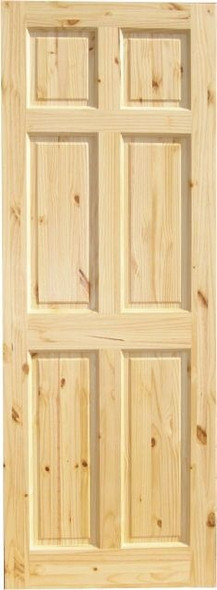 DOOR PINE 36" X 80" INTERIOR KNOTTY