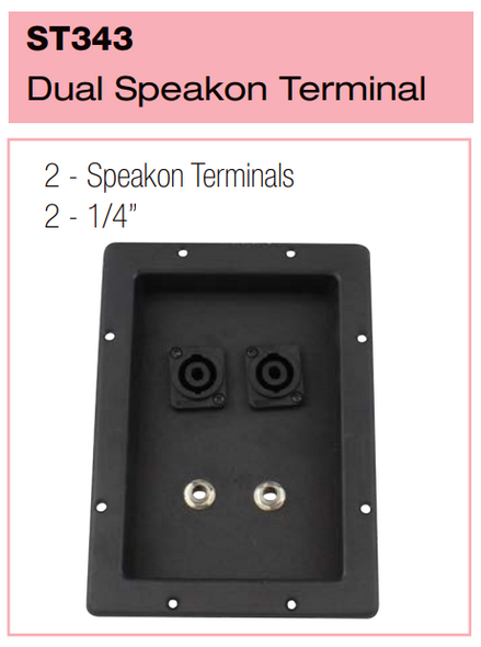 SPEAKER TERMINAL LG RE I-ST343 2UNIX 5"X7"21/4