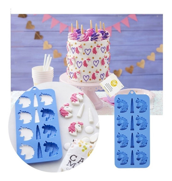 BAKING WILTON SILICONE MOLD UNICORN 12 CAVITY 2115-0-0104 BAKING WILTON SILICONE MOLD UNICORN 12 CAVITY 2115-0-0104