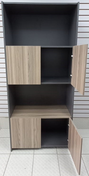 OFFICE CUPBOARD & SHELF 58-011 4-DOORS
