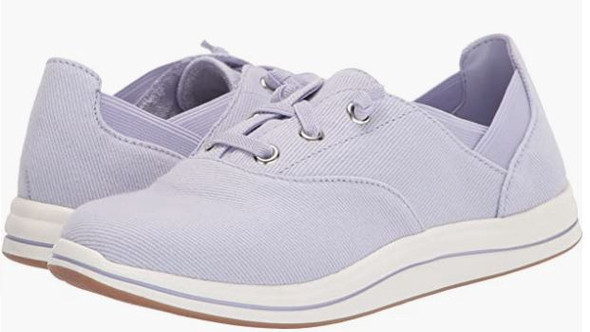 Footwear Women Clarks Sneaker Breeze Ave Lilac