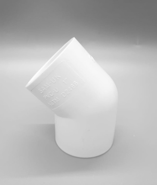 PVC KNEE 1" 45 DEG