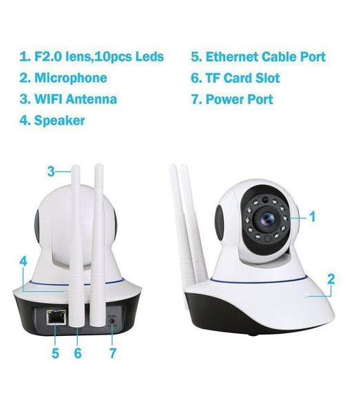SECURITY CAMERA WIFI IPC-Z06H IP HD VIDEO P