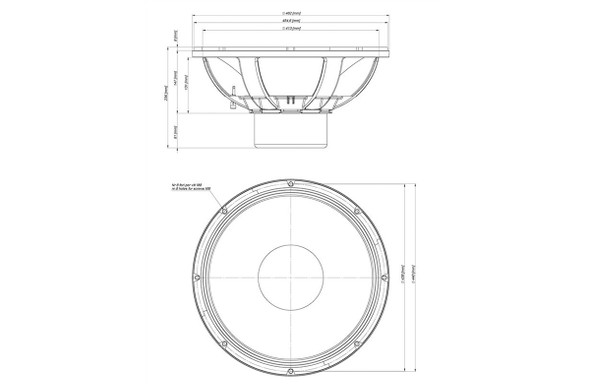 SPEAKER 18SOUND 18" 18iD 2OHMS
