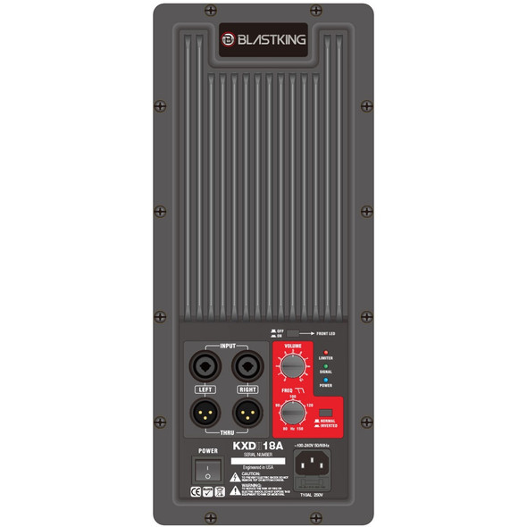 SPEAKER BOX BLASTKING 18" IBKE-KXDII18A 1200W POWERED EACH