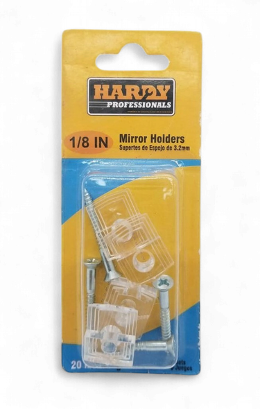 MIRROR CLIP CORNER 4PCS SET HARDY PLASTIC