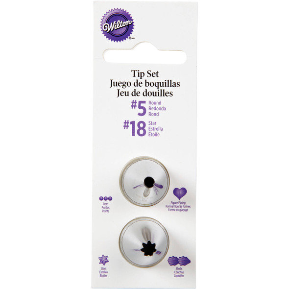 BAKING WILTON TIP SET #5 #18 418-185