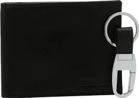 Wallet Men Steve Madden Mens RFID Leather Bifold With Key Fob