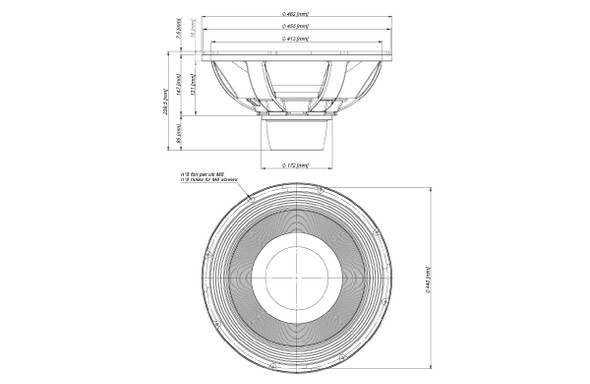 SPEAKER 18SOUND 18" 18NLW4000