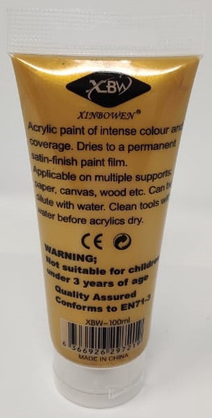 ARTIST PAINT ACRYLIC 100ML TUBE XBW-100ML XINBOWEN