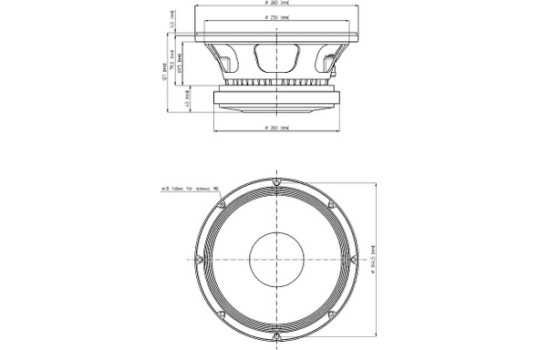 SPEAKER 18SOUND 10" 10MB600 / 10MB600C