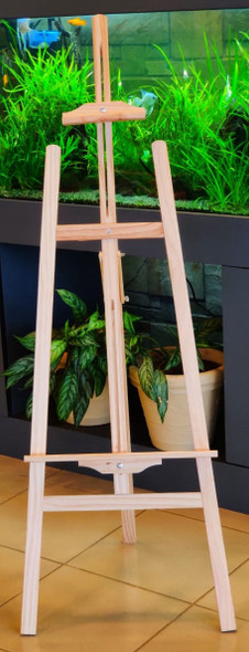 EASEL STAND ONLY 120cm WOOD FRAME UNPAINTED