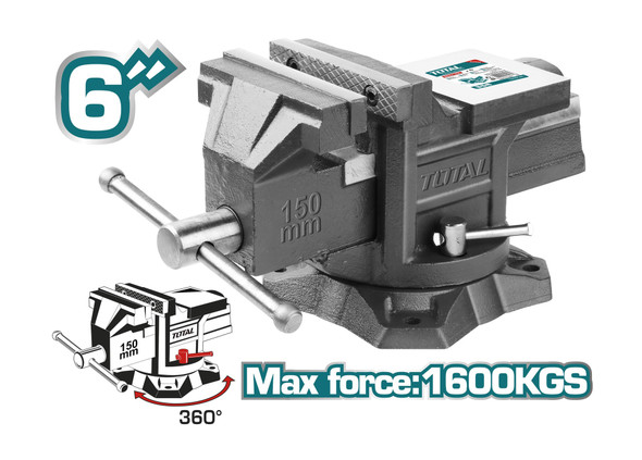 BENCH VICE TOTAL 6" THT6166 150MM