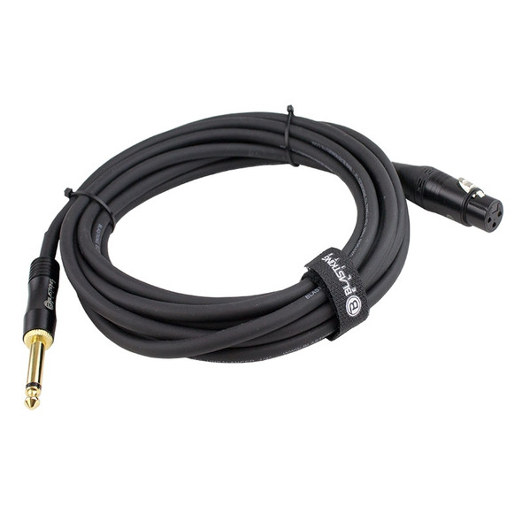 LEAD XLR FEMALE TO 1/4 MALE MONO 6' IBKE-CXLRFQU-6 BLASTKING
