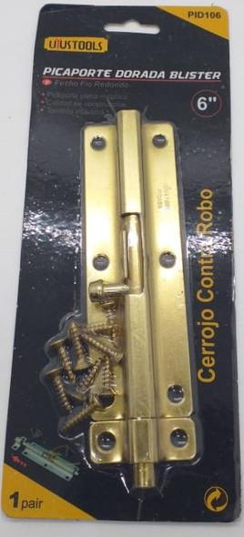 TOWER BOLT 6" UYUSTOOLS #PID106