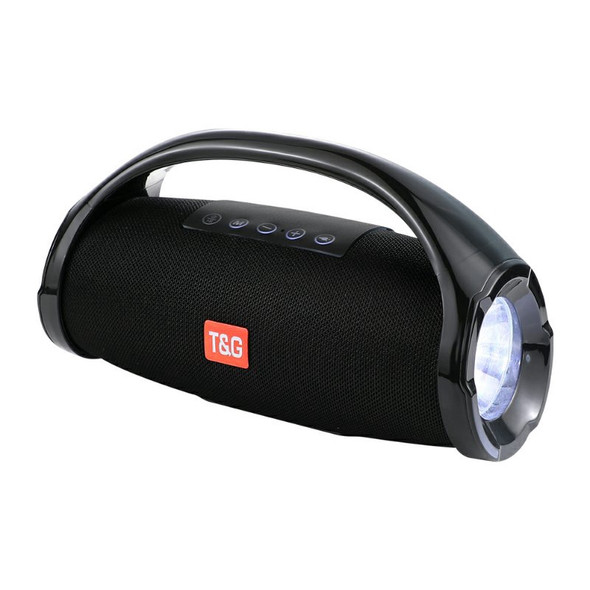 MUSIC BOX BLUETOOTH TG-136 WITH TOURCHLIGHT PORTABLE / Black