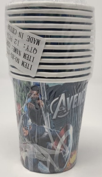 PARTY CUPS CHARACTERS 12PCS PACK BI-177 PAPER TYPE