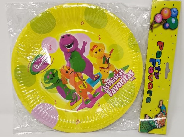 PARTY PLATES CHARACTERS 10PCS PACK LB045 PAPER TYPE