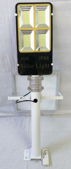 LIGHT LED POST 60W WITH SOLAR PLATE GREY TGD 4PANEL