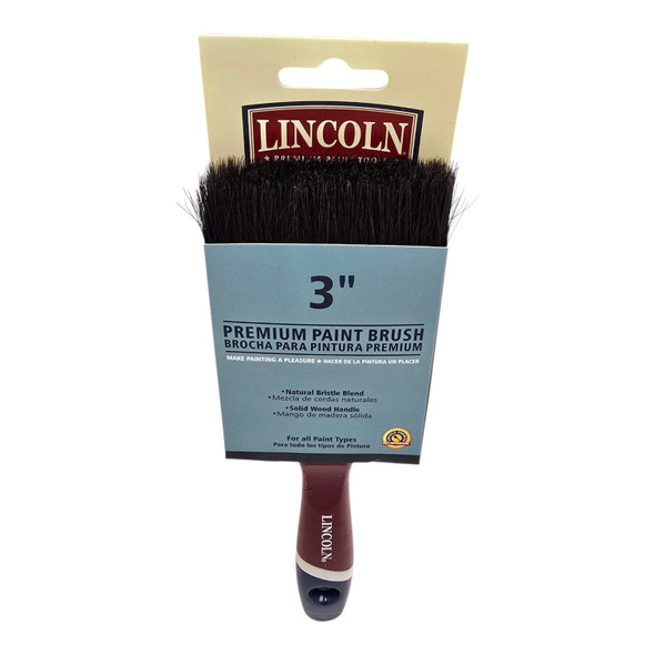 PAINT BRUSH 3" LINCOLN LNA1007 WOOD HANDLE