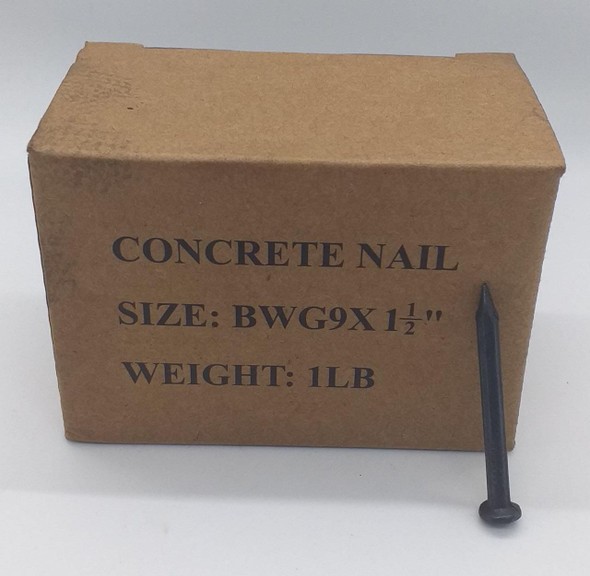 NAIL 1 1/2" CONCRETE 1LB BOX