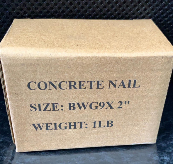NAIL 2" CONCRETE 1LB BOX