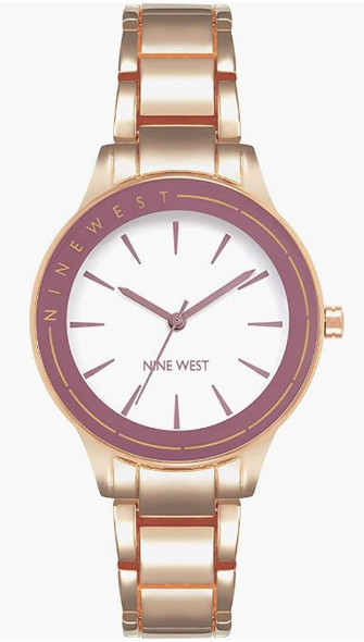 Watch Women Nine West Bracelet Rose Gold 2804MVRG