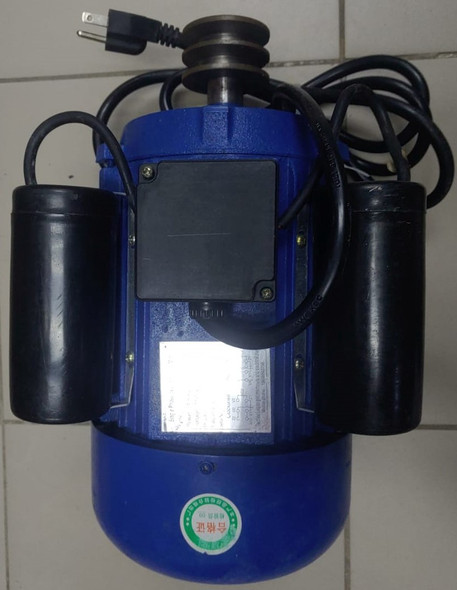 PLUCKING MACHINE MOTOR WITH PULLEY #60 YL-90-4 1.5KW 110V