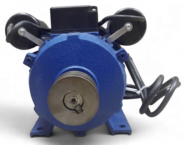 PLUCKING MACHINE MOTOR WITH PULLEY #60 YL-90-4 1.5KW 110V