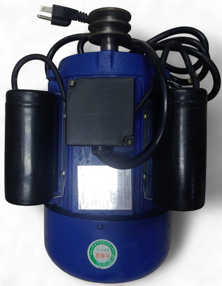 PLUCKING MACHINE MOTOR WITH PULLEY #60 YL-90-4 1.5KW 110V