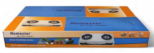 STOVE 2 BURNER HOME STAR HS-002SSA-CB-SLV TABLE MODEL