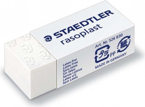 STATIONERY Eraser Staedtler Rasoplast 526 B30 Med
