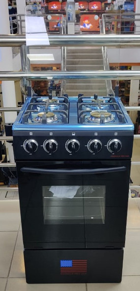 STOVE 4 BURNER EMERALD 20" BLACK HEAVY GRILL BRASS BURNER WITH IGNITER