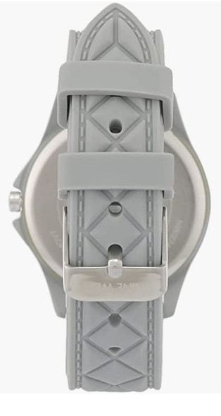 Watch Women Nine West Silicone Strap Grey 2746SVGY