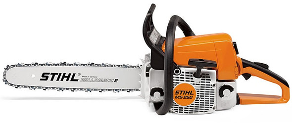 STIHL CHAINSAW MS-250 COMPLETE WITH BAR & CHAIN 45CM
