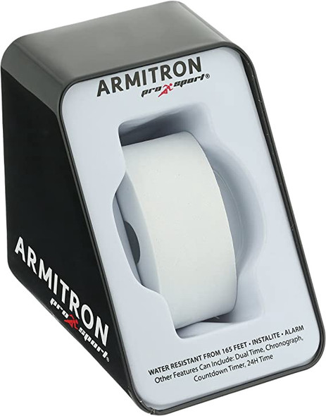 Watch Armitron Unisex Digital Chronograph Silicone Strap 8417PWT