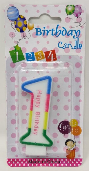 PARTY BIRTHDAY CANDLE NUMBERS 0-9 1234