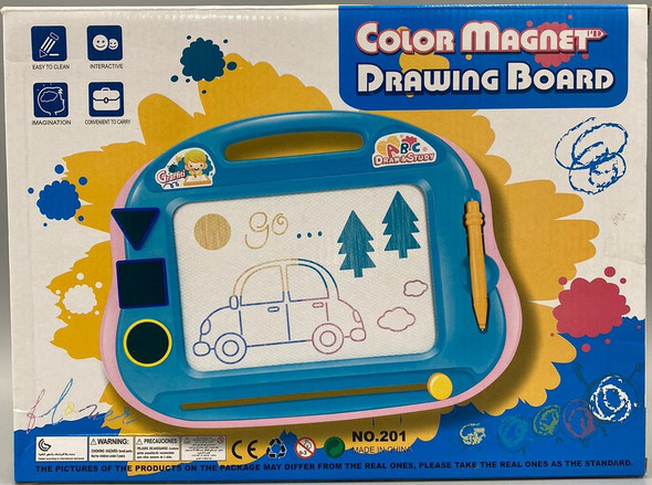 TOY COLOR MAGNET DRAWING BOARD F-112