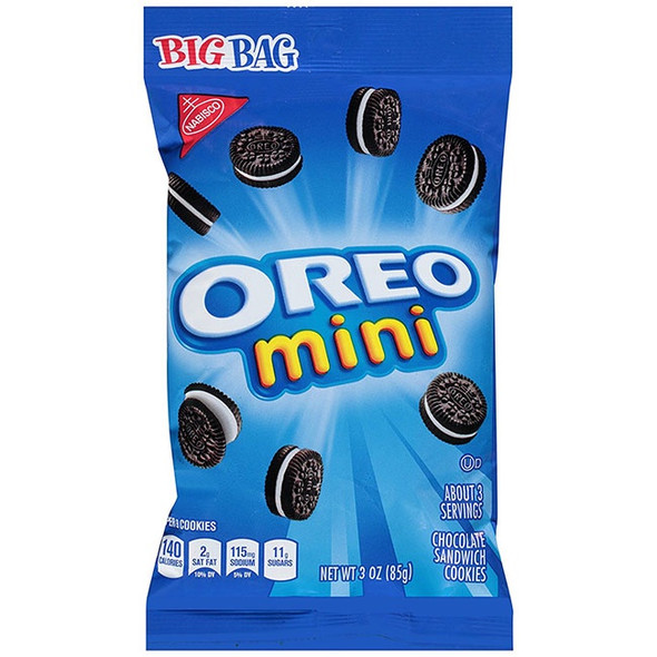 NABISCO OREO BIG BAG MINI SANDWICH COOKIES 85g 3oz