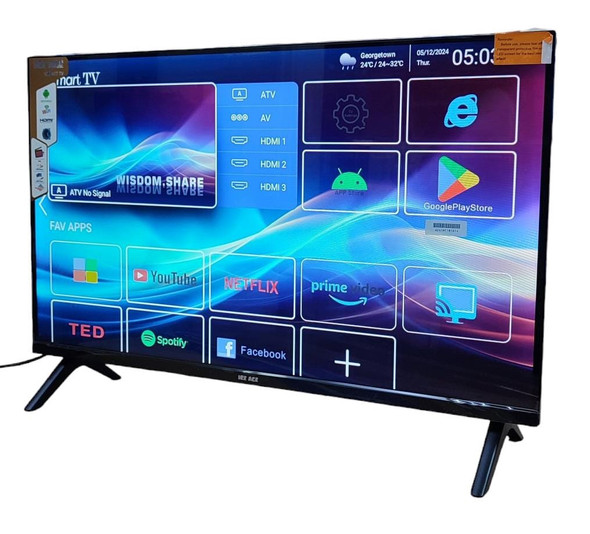 TELEVISION ICE AGE 32" IA-32SMT-G SMART LED METAL BACK 2 REMOTE